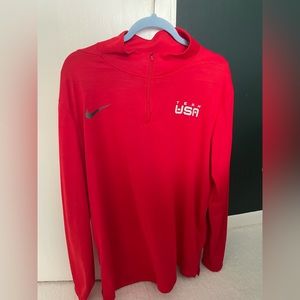 Nike Team USA Men’s 3/4 Zip XL